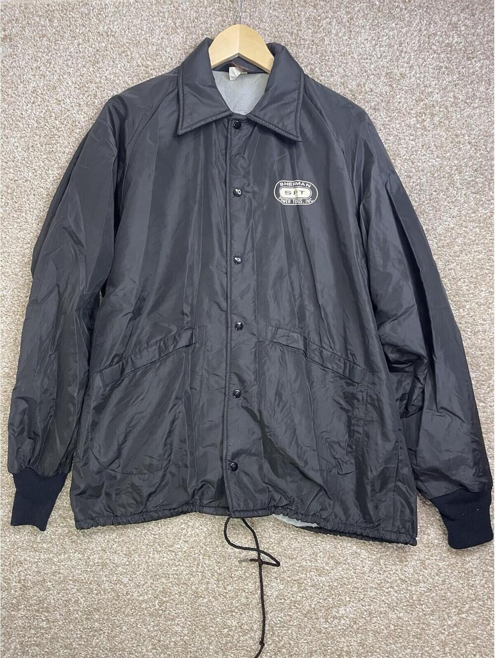 Men's Vintage Navy Pla-Jac by Dunbrooke Jacket Sherman Spt Size Large
